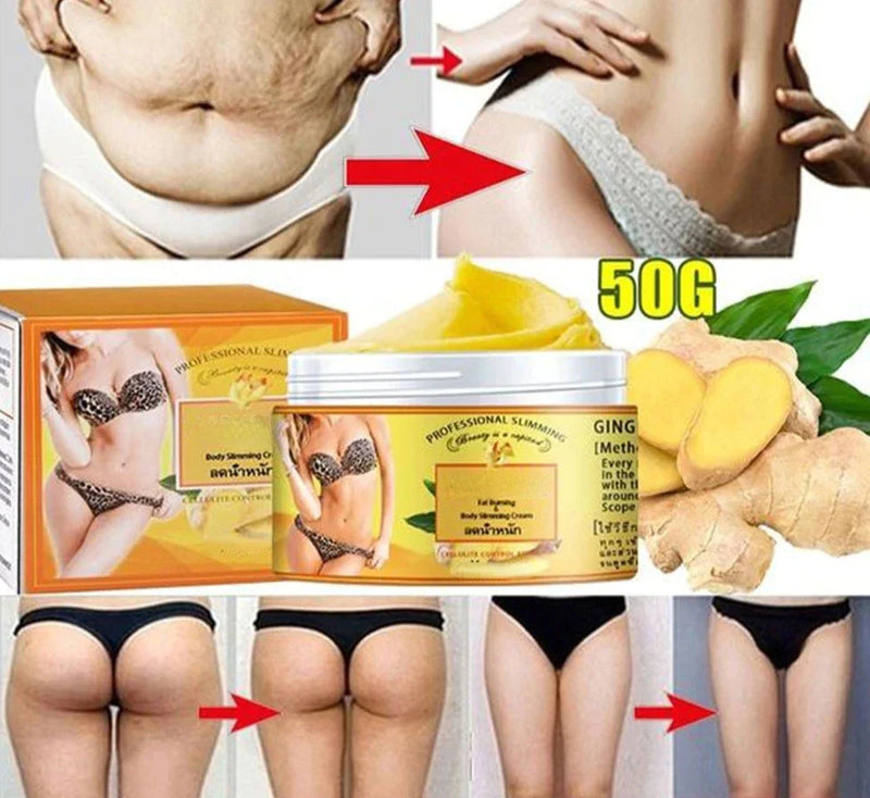 Creme de Massagem Redutor de Gordura de Gengibre